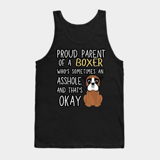 Proud Parents of Boxer Pet Lover Tank Top